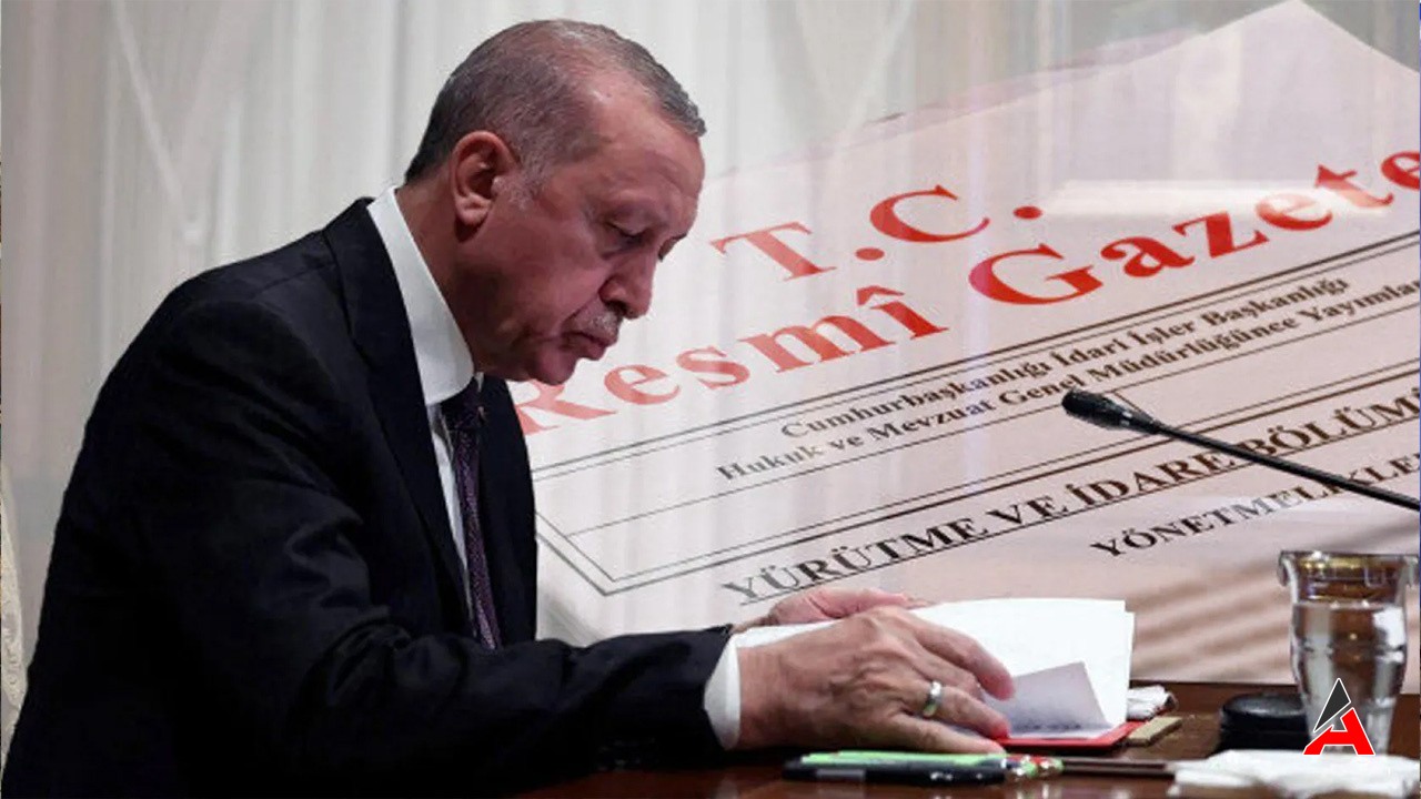 RESMİ GAZETE ERDOĞAN