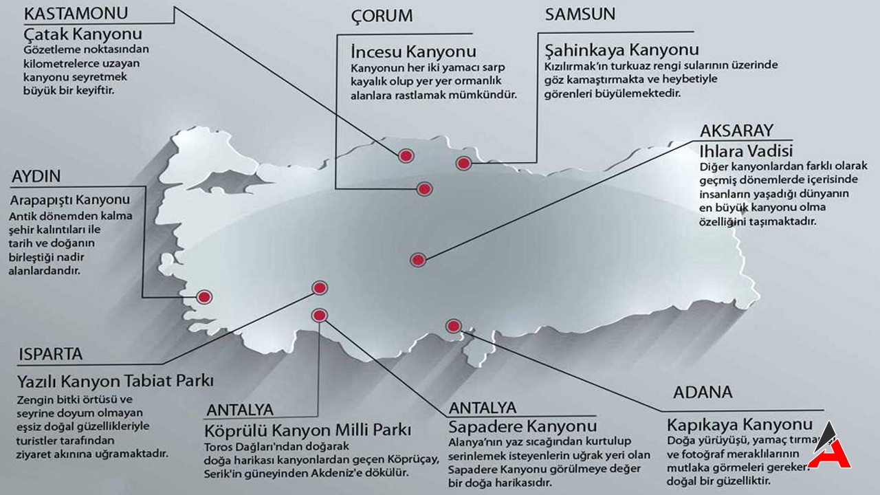 Ruhunuzu Ferahlatacak 10 Kanyon!